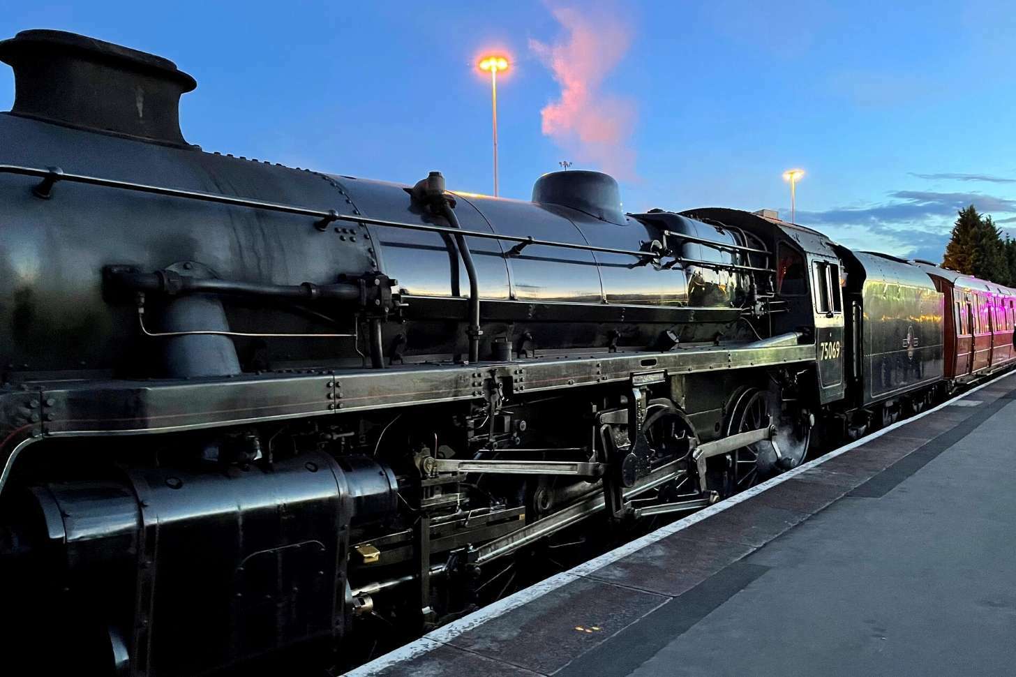 Steam train at Severn Valley Railway